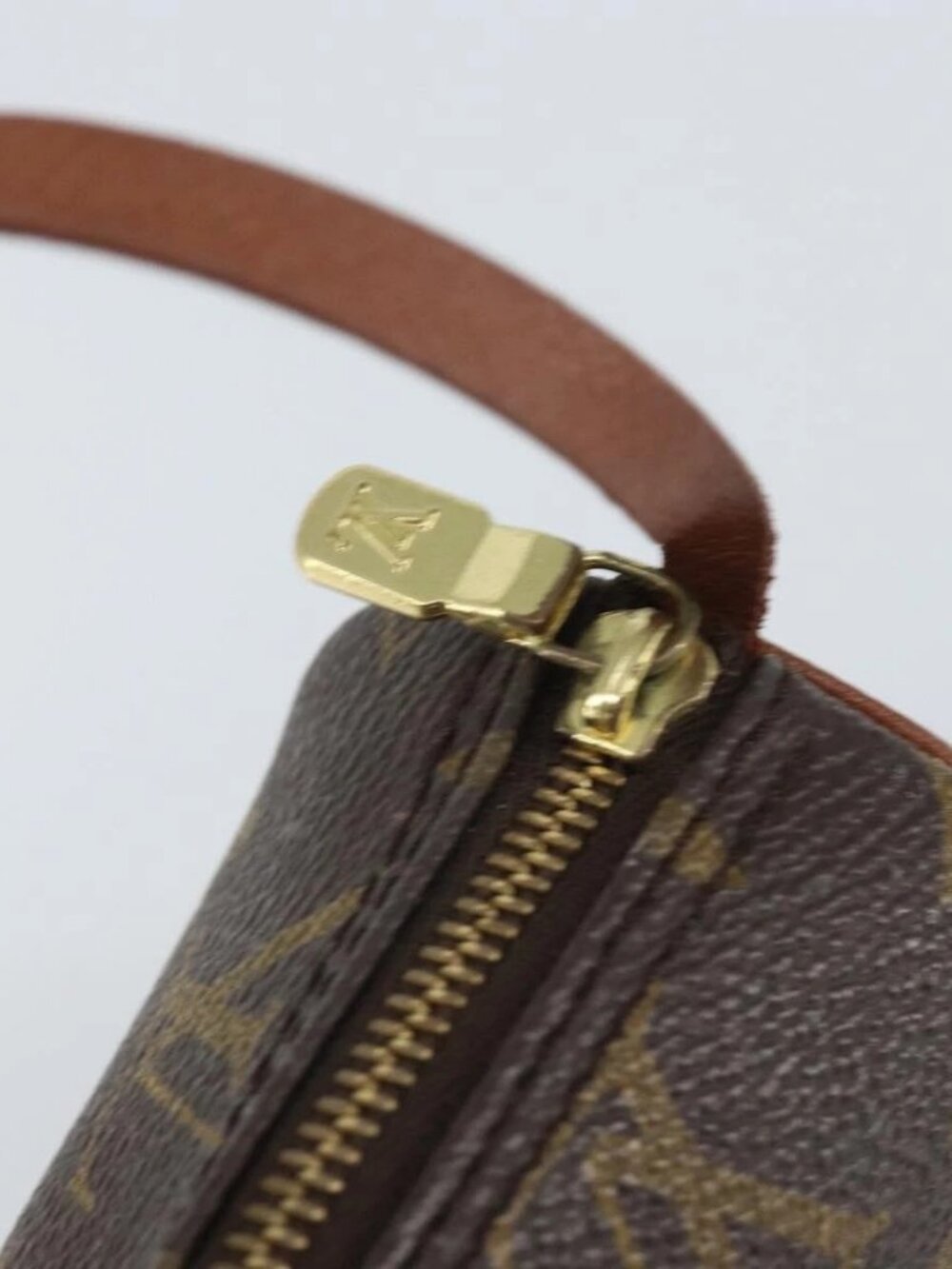 LOUIS VUITTON Monogram Papillon Pouch LV Auth 168953 - Picture 10 of 16